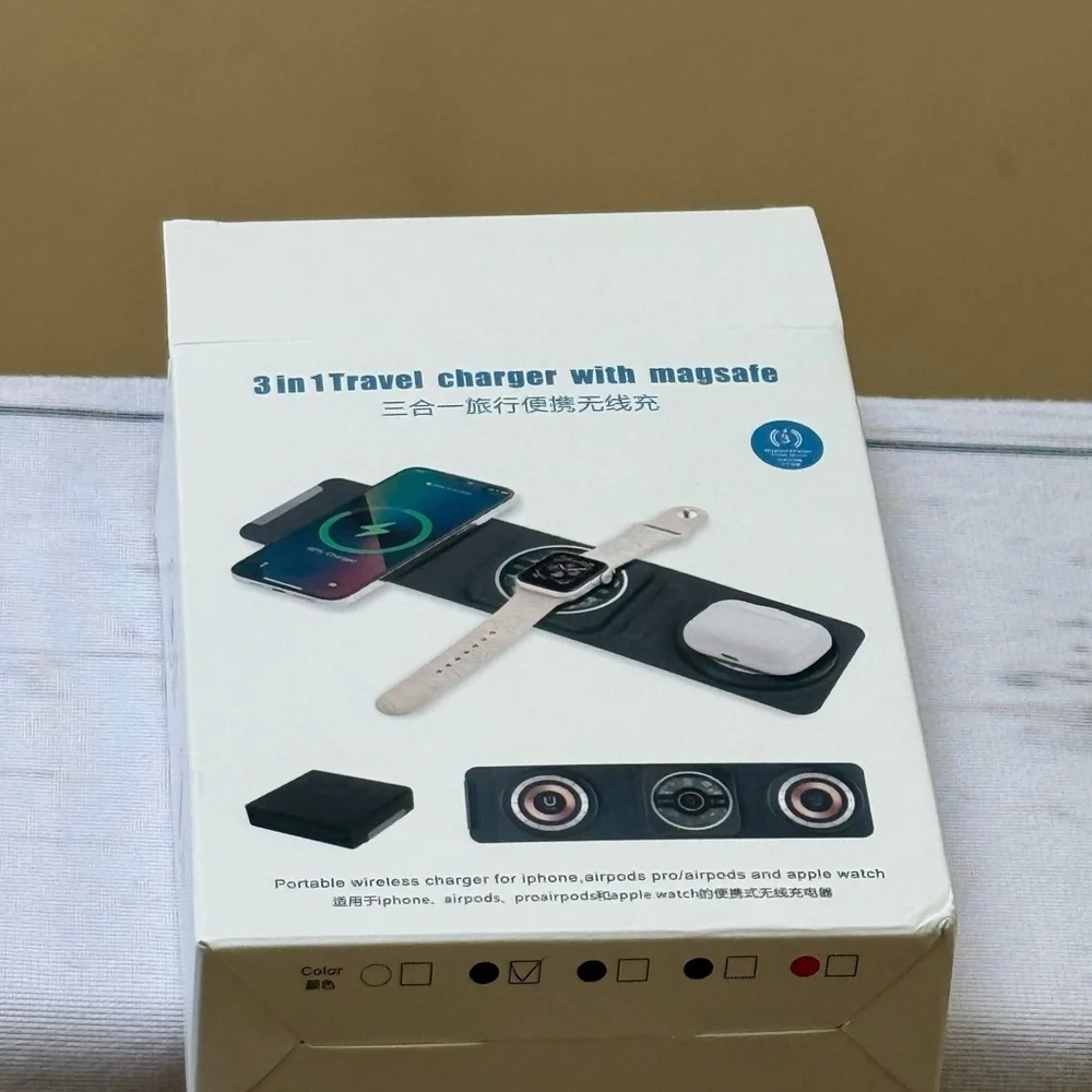 3-in-1 Wireless Travel Charger with MagSafe